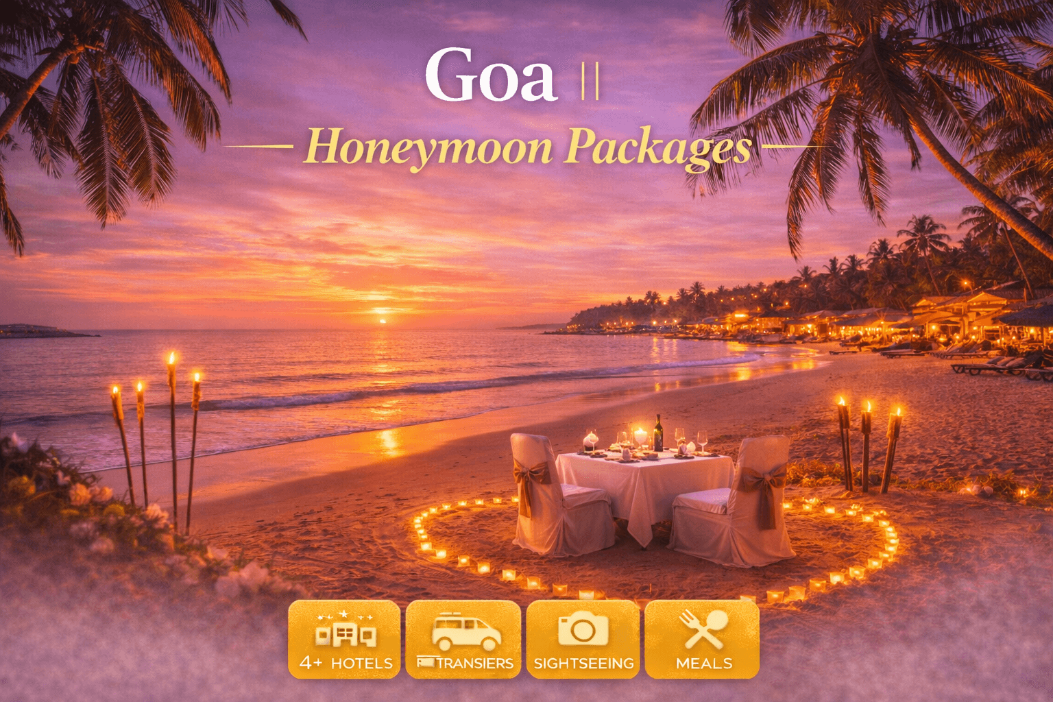 Goa Honeymoon Packages