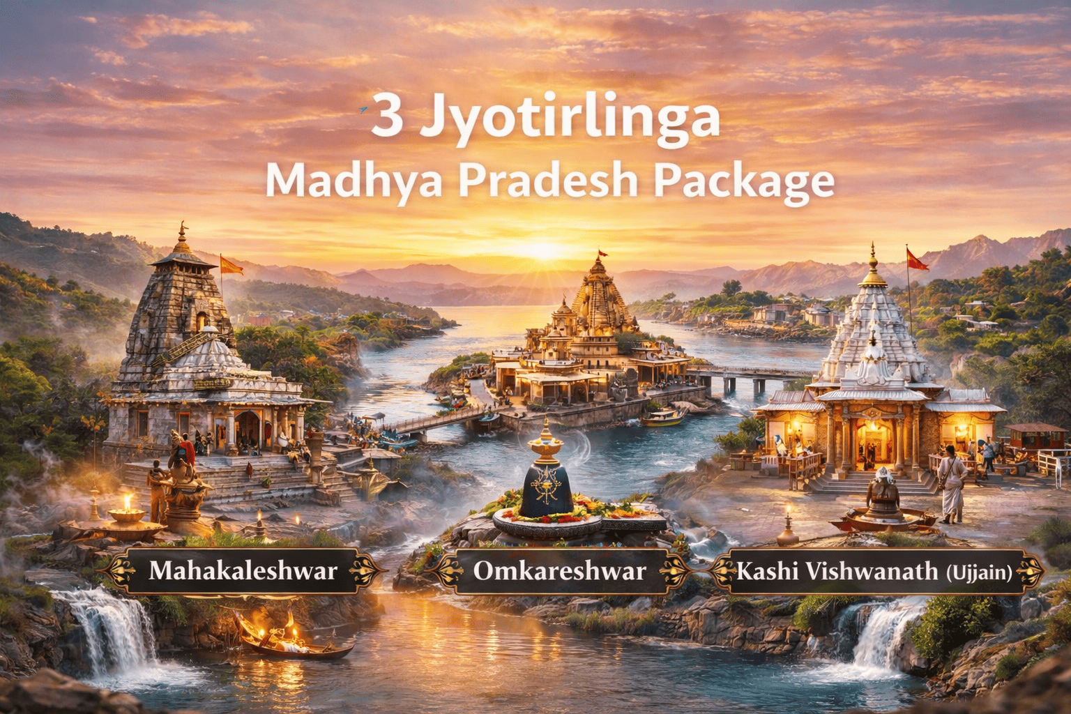 3 jyotirlinga Madhya Pradesh Package