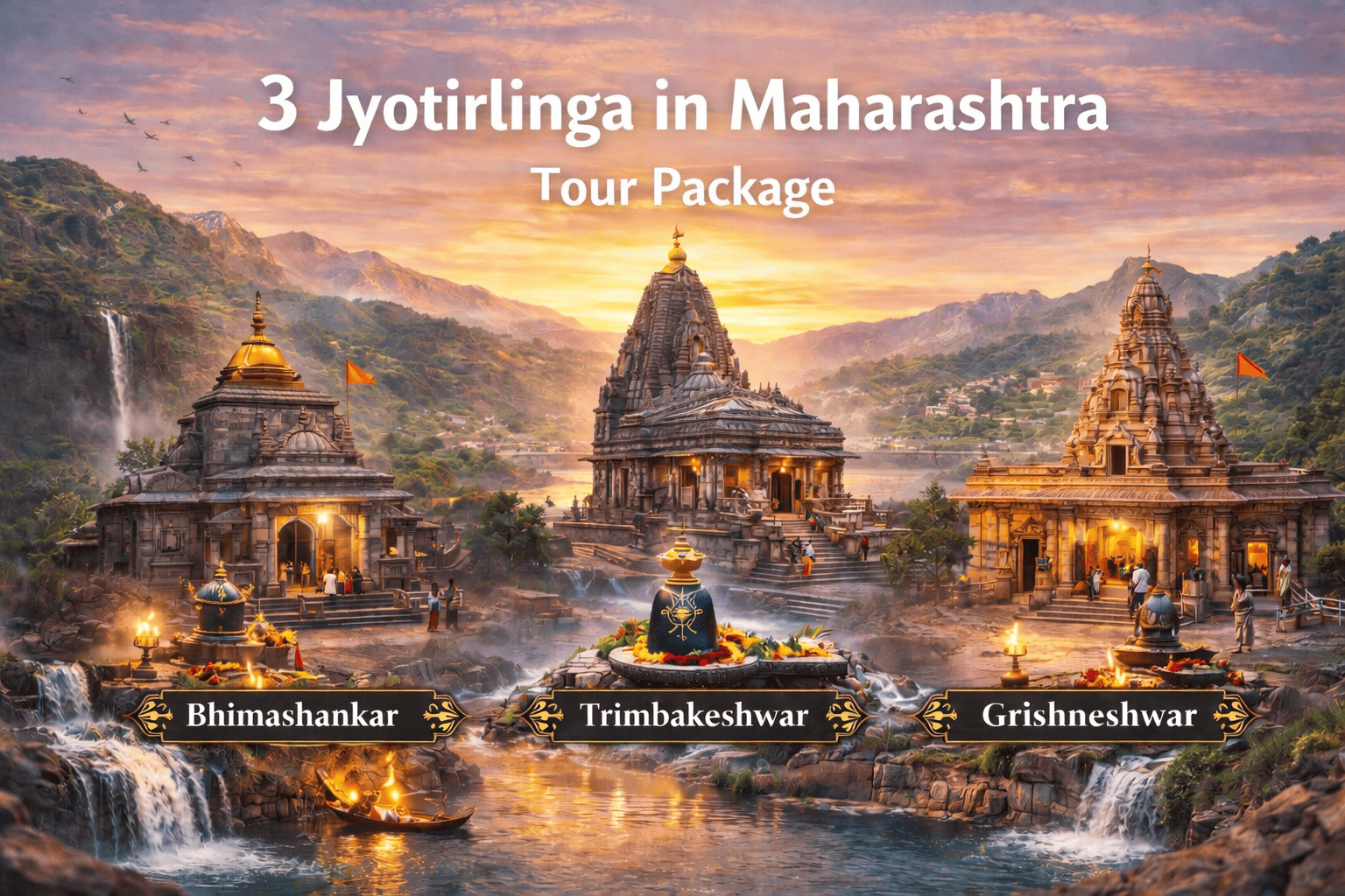 3 jyotirlings in Maharastra