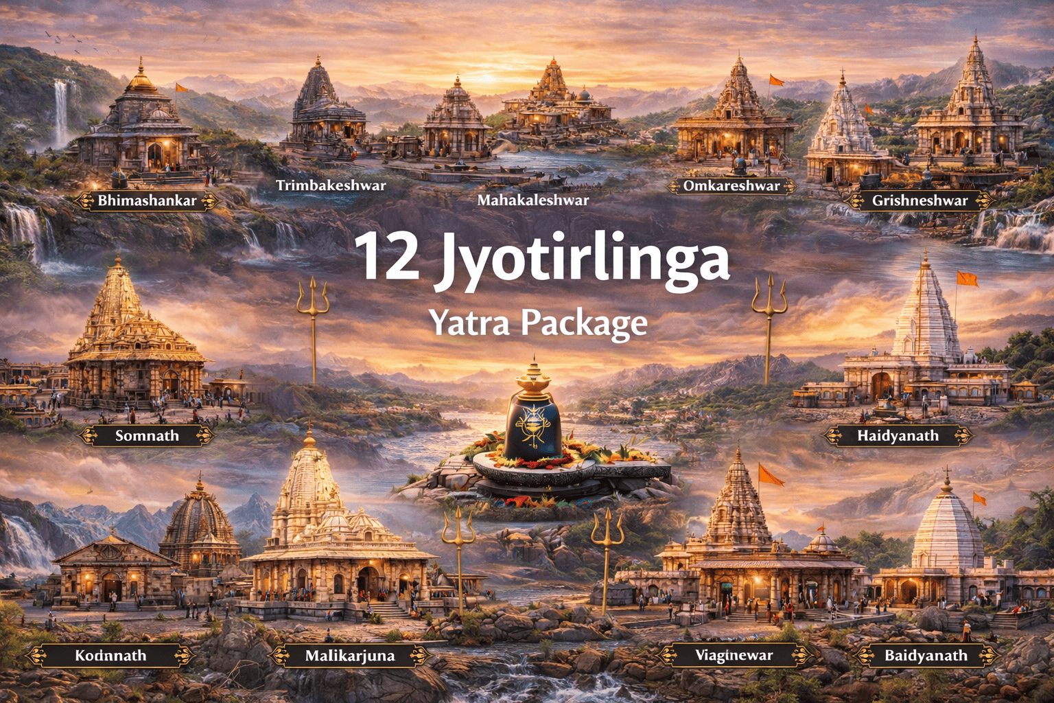 12 jyotirlinga yatra package